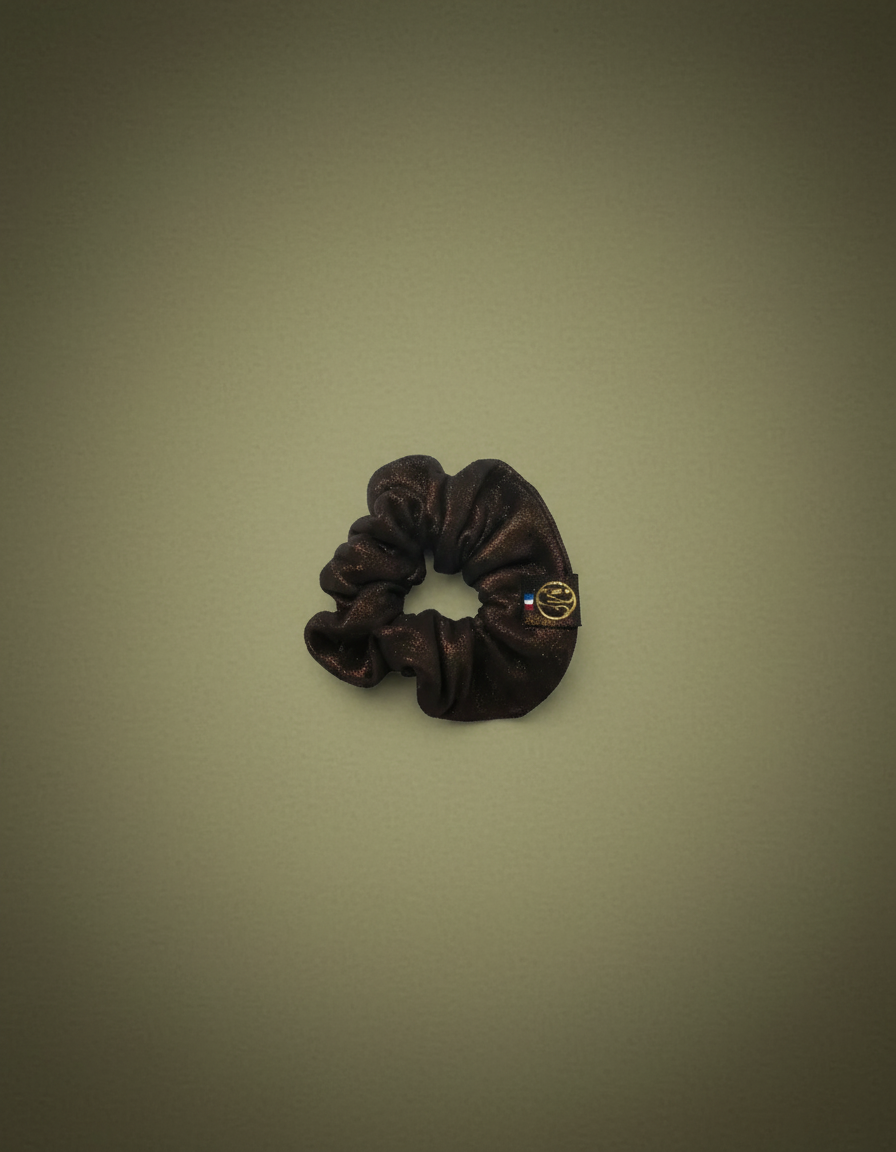 Scrunchie en cuir