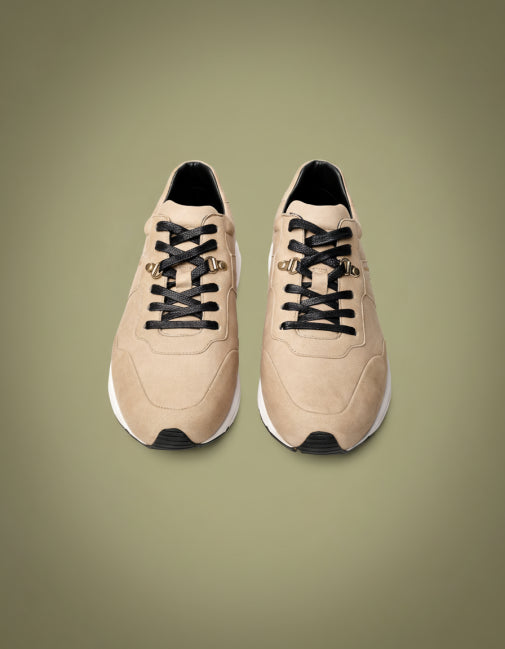 Sneaker velours malto