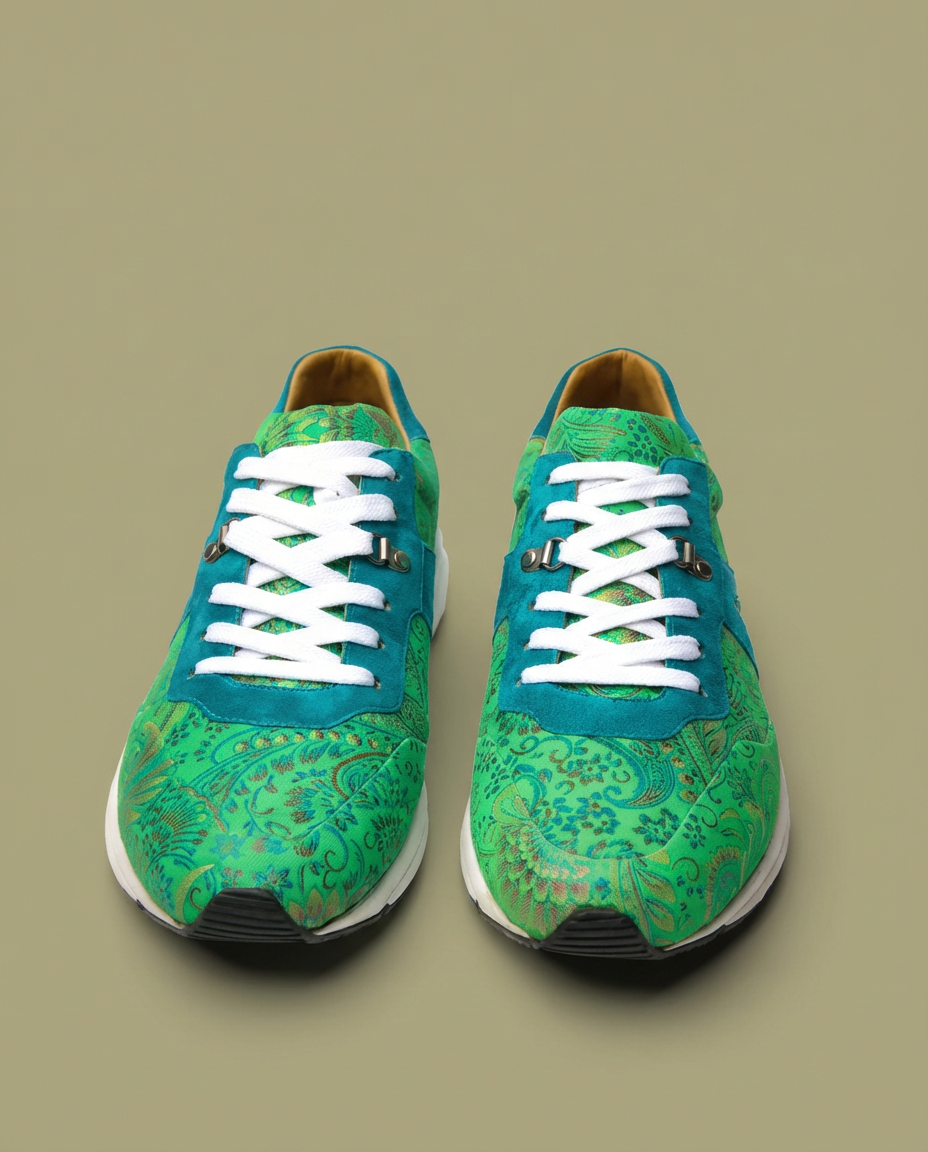 Sneakers cachemire vert